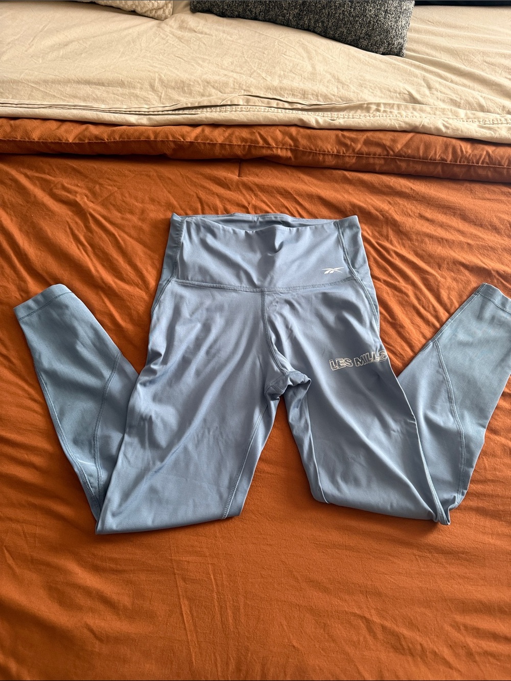 Reebok Lux Light Blue High-Waist Leggings